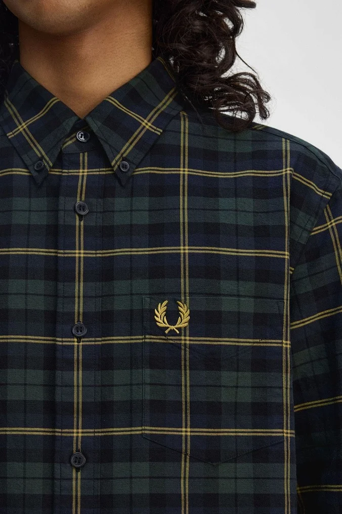 Рубашка Fred Perry Oxford Tartan Shirt