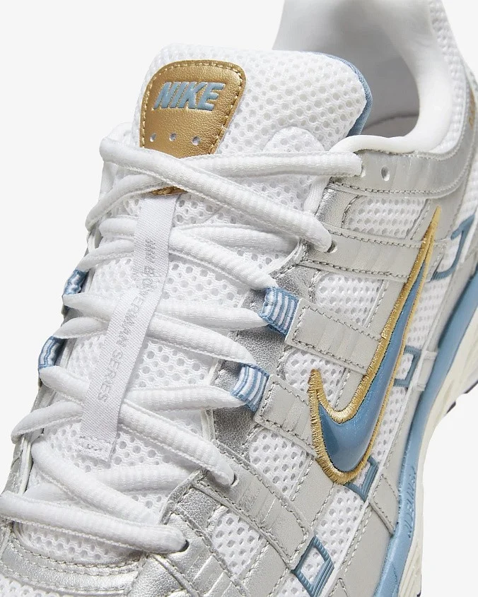 Кроссовки мужские Nike P-6000 White/Metallic Silver/Pale Ivory/Aegean Storm