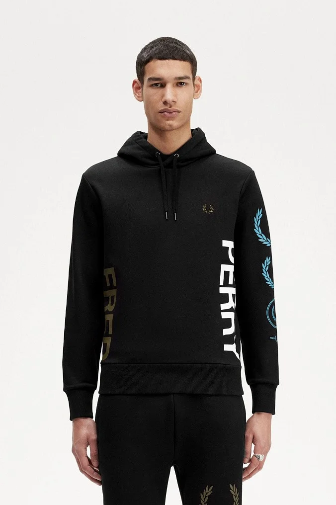 Толстовка Fred Perry Graphic Branding Hooded Sweats