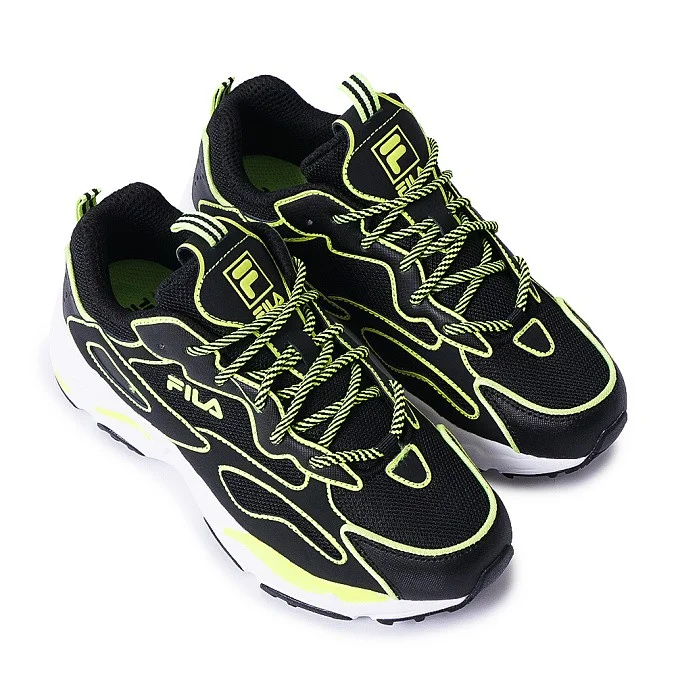 Кроссовки женские FILA Ray Tracer Neon Black/Safety Yellow/White