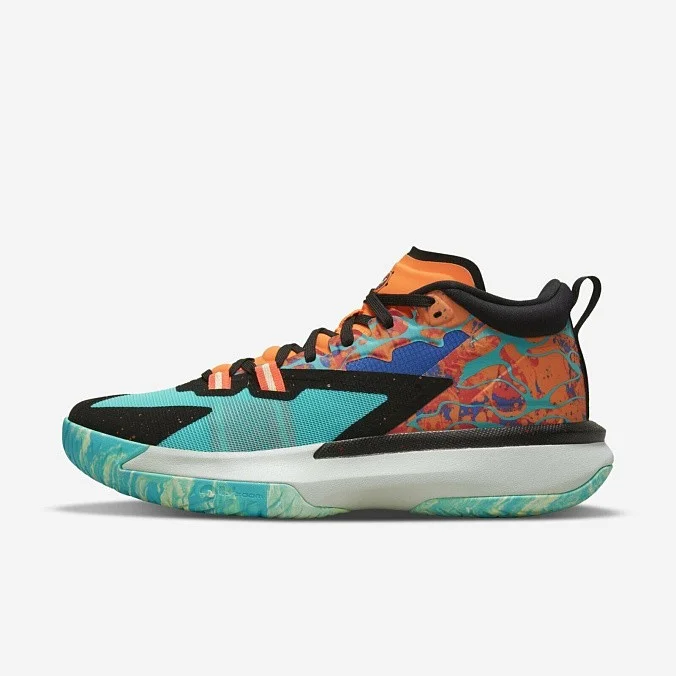 Кроссовки Jordan Zion 1 PF Cone/Hyper Jade/Persian Violet/Black