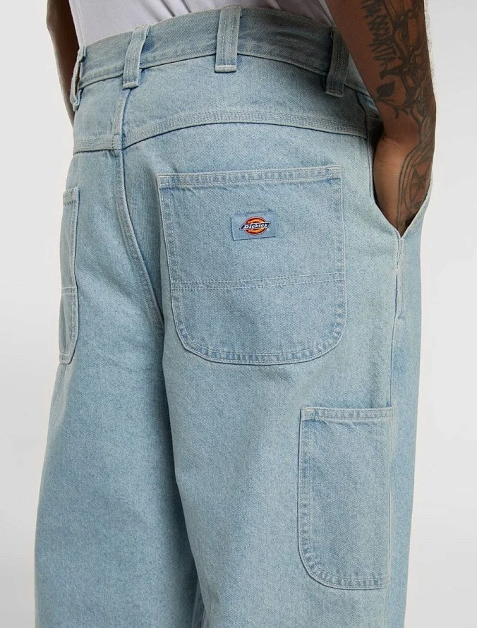 Джинсы мужские Dickies Madison Baggy Fit Denim Vintage Aged Blue