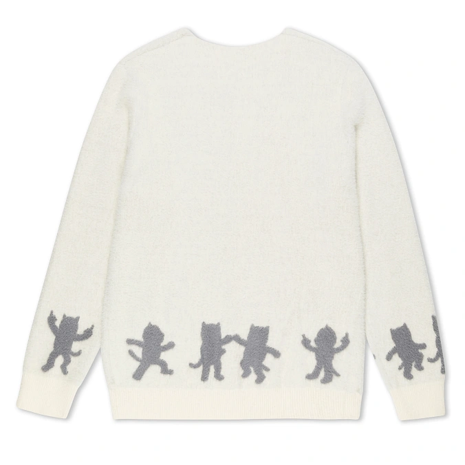 Кардиган RIPNDIP Cosmic Nerm Mohair Cardigan Off White
