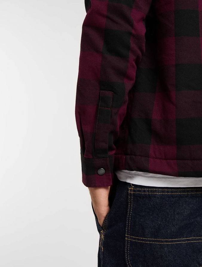 Куртка-рубашка Dickies Lined Sacramento Shirt Maroon