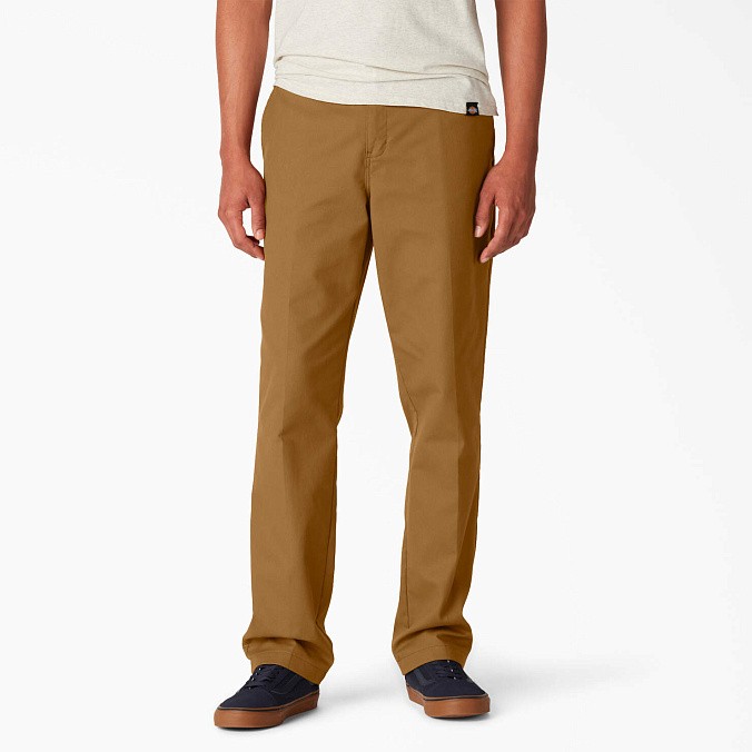 Брюки Dickies Skateboarding Slim Fit Pants Brown Duck