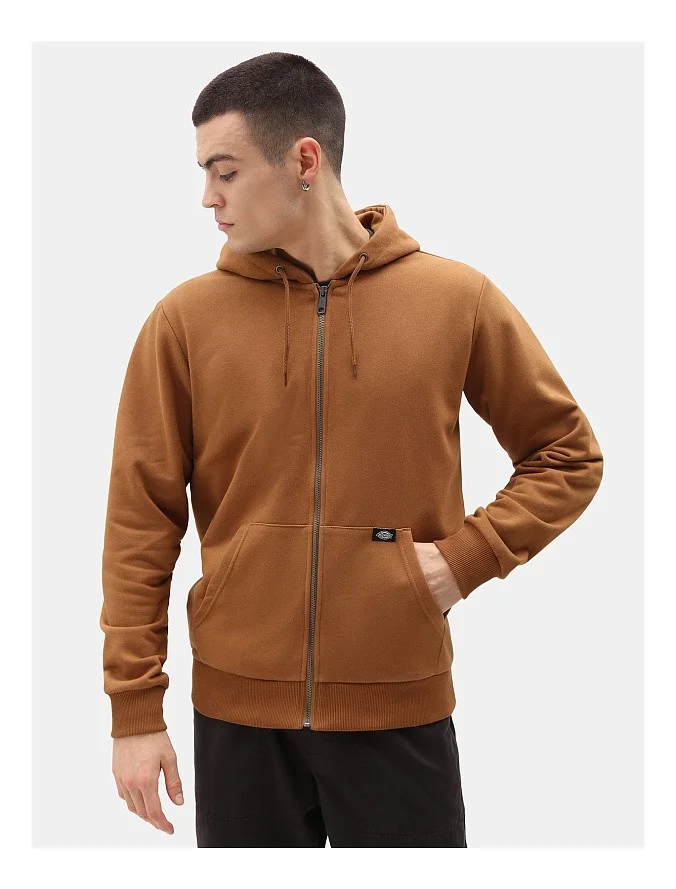 Толстовка Dickies New Kingsley Zip Through Brown Duck