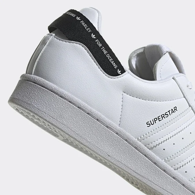 Кроссовки унисекс adidas Originals x Parley Superstar Cloud White/Cloud White/Core Black