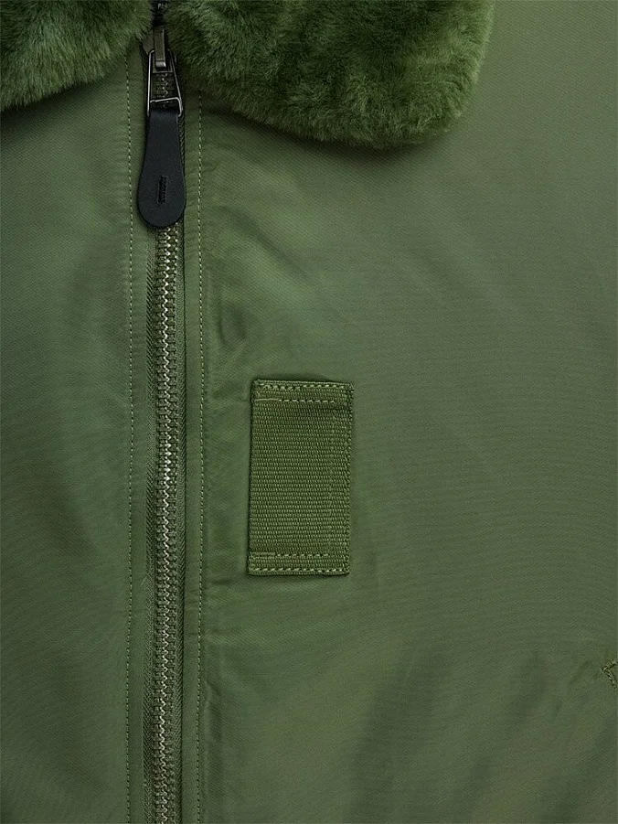 Куртка бомбер мужская Alpha Industries B-15 Heritage Sage