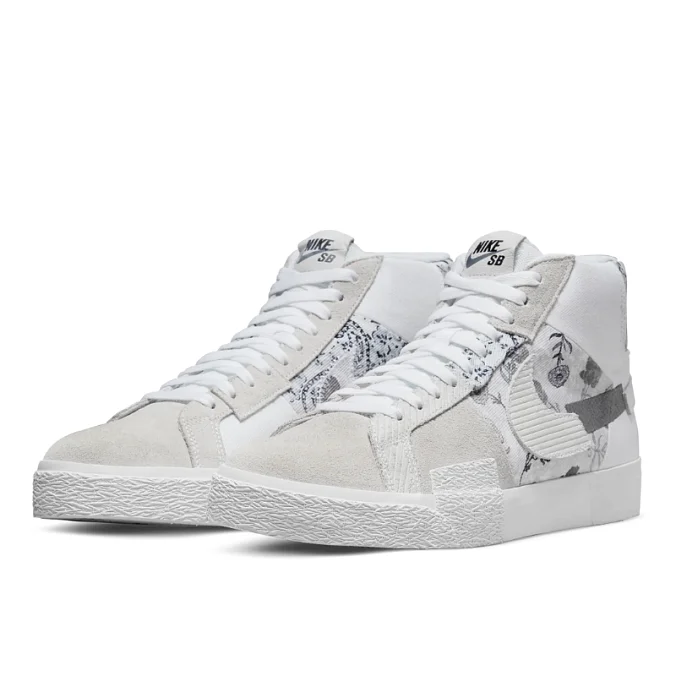 Кроссовки Nike SB Zoom Blazer Mid Premium White/Smoke Grey/White