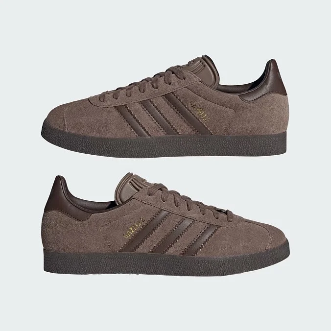 Кроссовки унисекс adidas Originals Gazelle Earth Strata/Brown/Gum