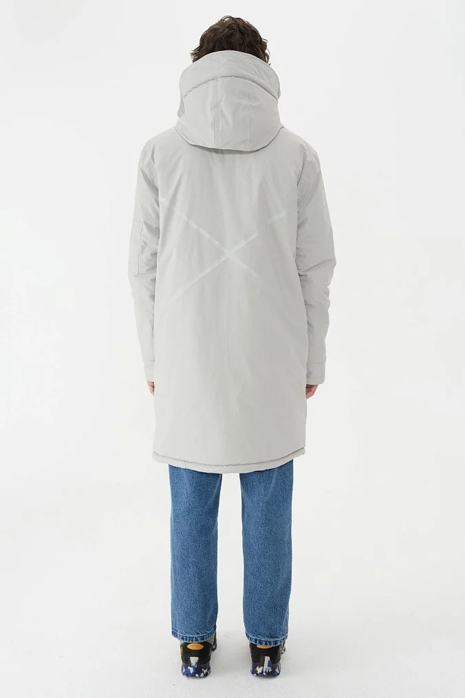 Классическая парка мужская SHU серая