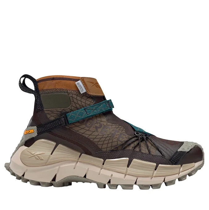 Ботинки мужские Reebok Zig Kinetica II Edge GORE-TEX Dark Brown/Midnight Pine/Sepia