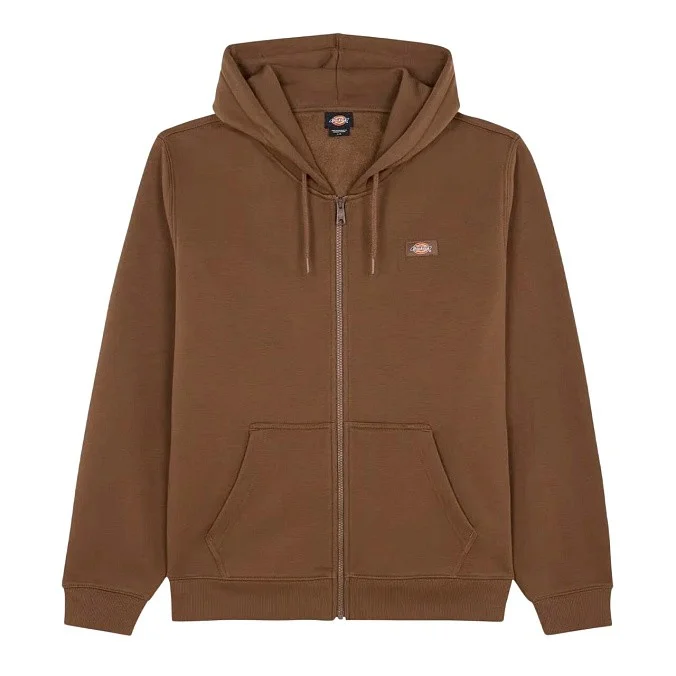 Толстовка Dickies Oakport Zip Hoodie Timber Brown
