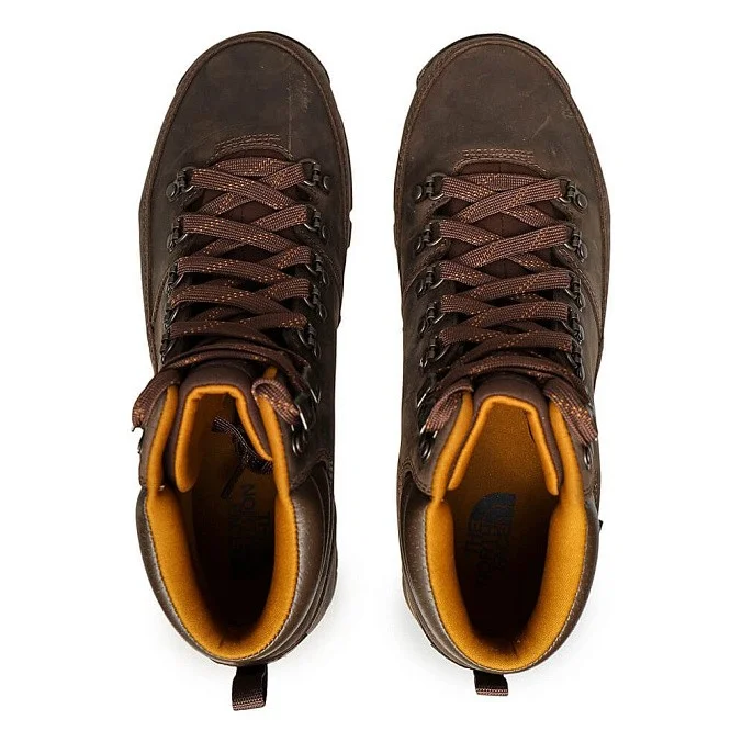 Мужские зимние ботинки The North Face Back To Berkeley Redux Leather Chocolate Brown/Golden Brown