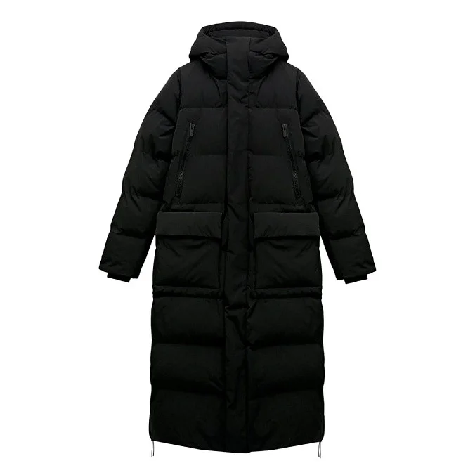 Пуховик на магнитах мужской SHU чёрный