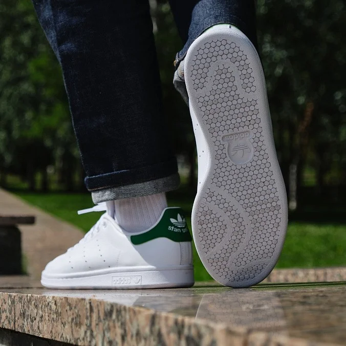 Кеды мужские adidas Originals Stan Smith Cloud White/Core White/Green