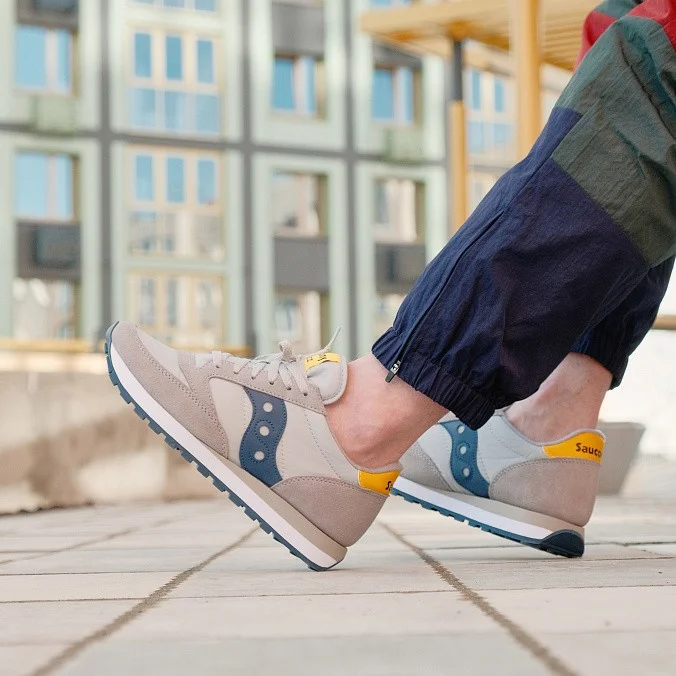 Кроссовки мужские Saucony Jazz Original Grey/Yellow