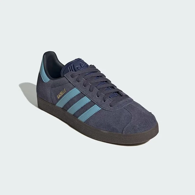 Кроссовки унисекс adidas Originals Gazelle Shadow Navy/Clear Blue/Gum