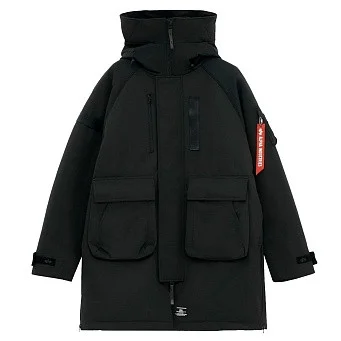 Мужской пуховик Alpha Industries Sergeant Puffer Parka Black