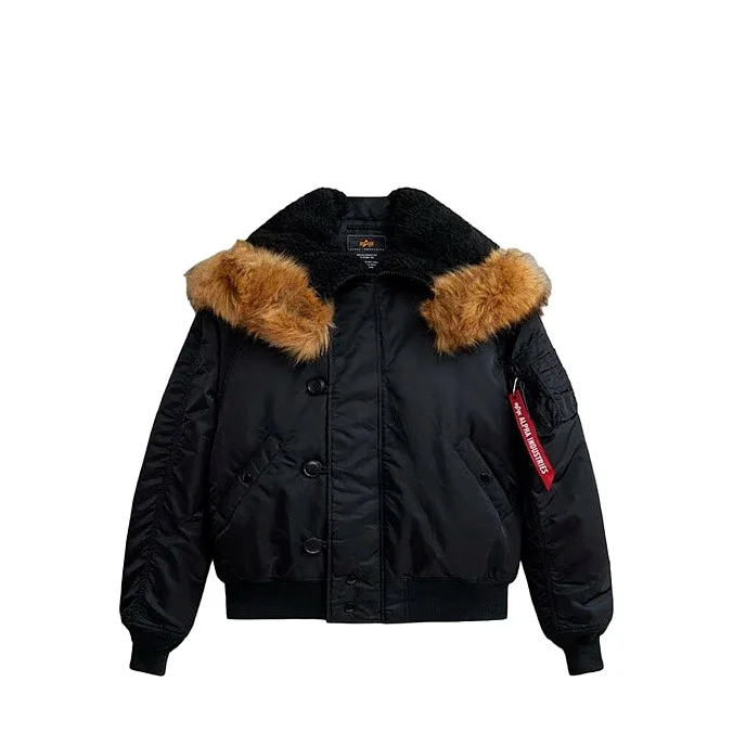 Мужская куртка парка Alpha Industries N-2B Short Waist Parka Black