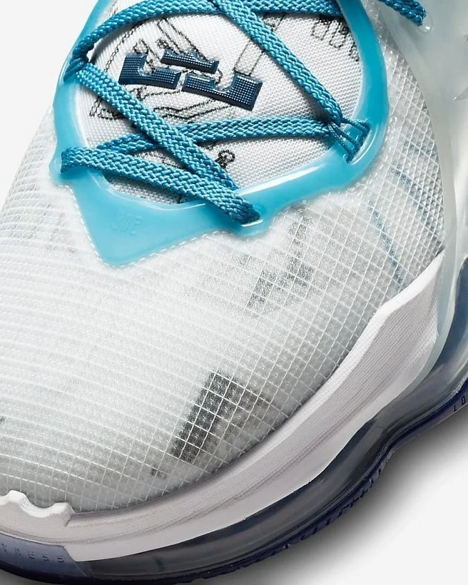 Кроссовки Nike Space Jam x LeBron 19 EP Sweatsuit White/Dutch Blue/Blue Void