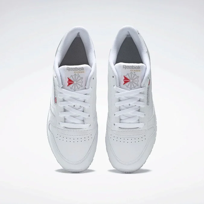 Кроссовки Reebok Classic Leather White/White/White/Jewelry
