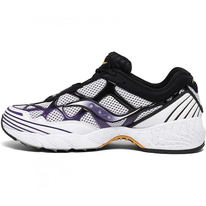 Кроссовки мужские Saucony Grid Web White/Purple/Yellow