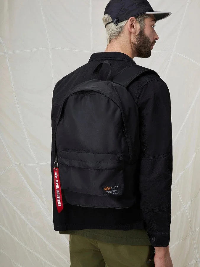 Alpha Industries｜ (CREW BACKPACK (UAC53003C1 BLACK)) Рюкзак Alpha Industries Crew Backpack Black, UAC53003B