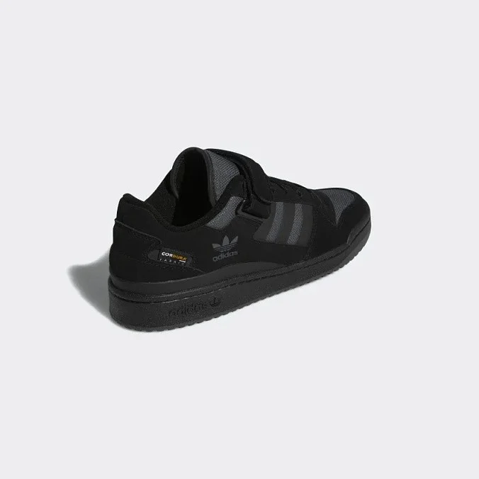 Кроссовки adidas Originals Forum Low Core Black/Grey Six/Silver Metallic