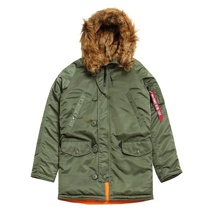 Мужская куртка парка Alpha Industries N3B VF 59 Sage Green