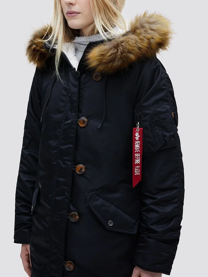 Женская куртка парка Alpha Industries Elyse Black