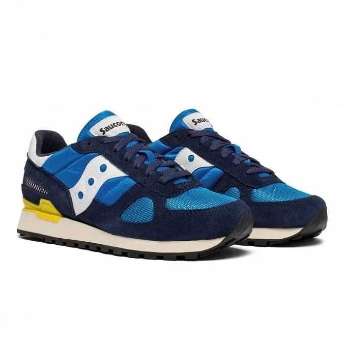 Кроссовки мужские Saucony Shadow Original Vintage Navy/Blue/Yellow