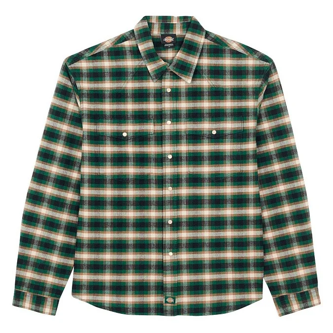 Рубашка Dickies Johnsonville Shirt Pine Needle Green
