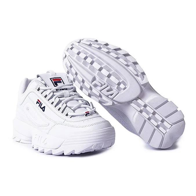 Кроссовки женские FILA Disruptor 2 Premium White/Fila Navy/Fila Red
