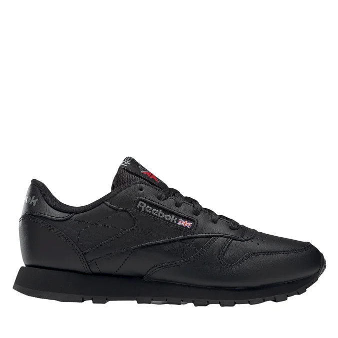 Кроссовки женские Reebok Classic Leather Black/Int-Black