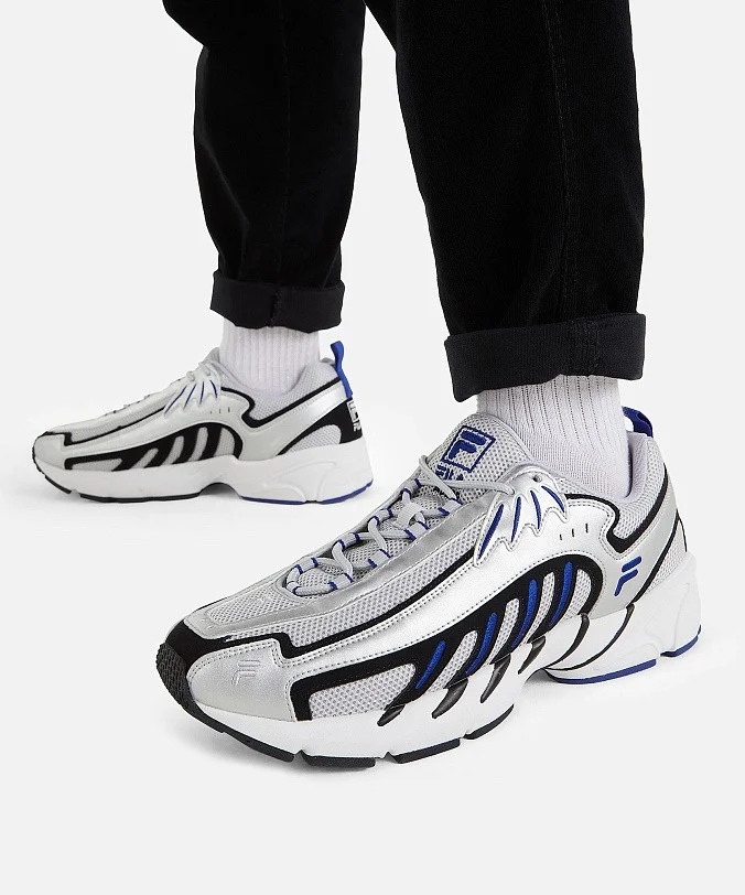 Кроссовки мужские FILA ADL99 Low Silver/Clematis Blue