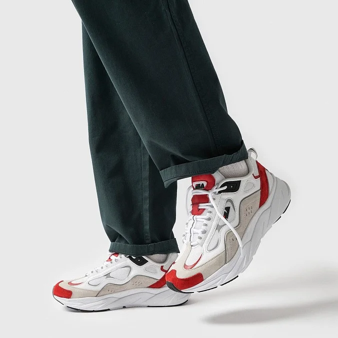 Кроссовки мужские FILA Trigate White/Fila Red/Black