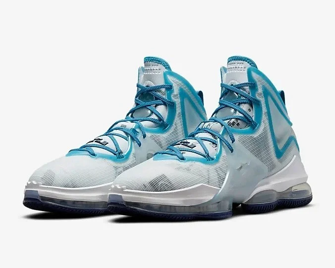 Кроссовки Nike Space Jam x LeBron 19 EP Sweatsuit White/Dutch Blue/Blue Void