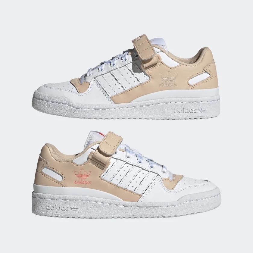 Кроссовки женские adidas Originals Forum Low Halo Blush/Cloud White/Acid  Red: купить в Перми — интернет-магазин FRIDAY