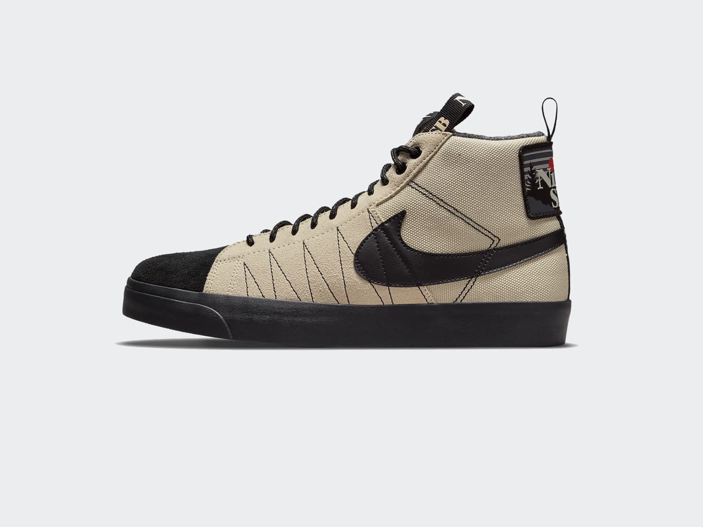 Кроссовки Nike SB Zoom Blazer Mid Premium Rattan/Safety Orange/Black купить  в Перми в интернет-магазине FRIDAY