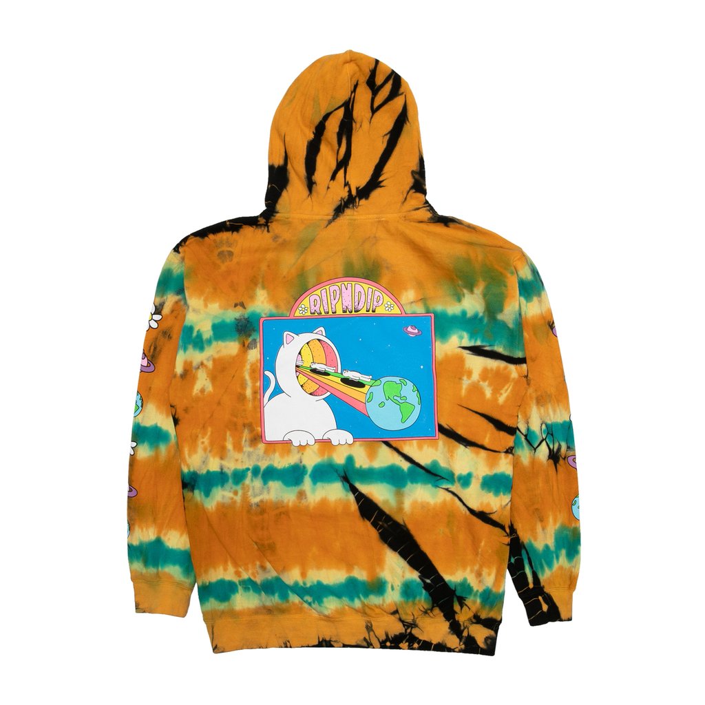 blue orange hoodie