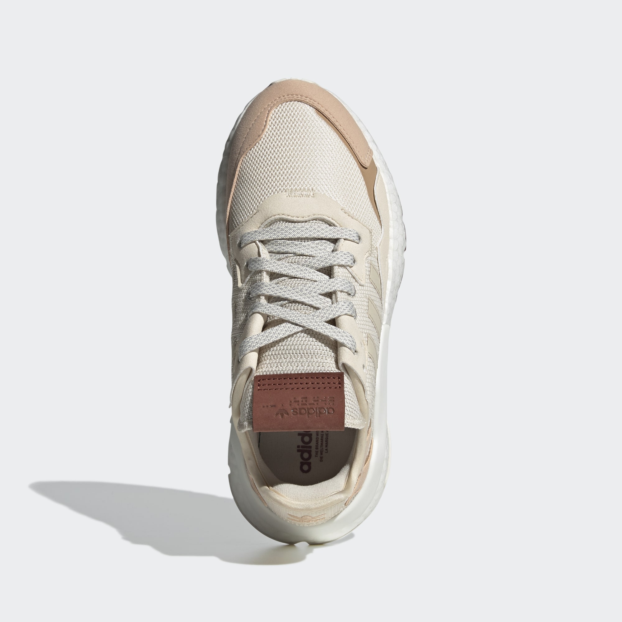 Кроссовки женские adidas Originals Nite Jogger Beige/Core White/Wild Sepia:  купить в Перми — интернет-магазин FRIDAY