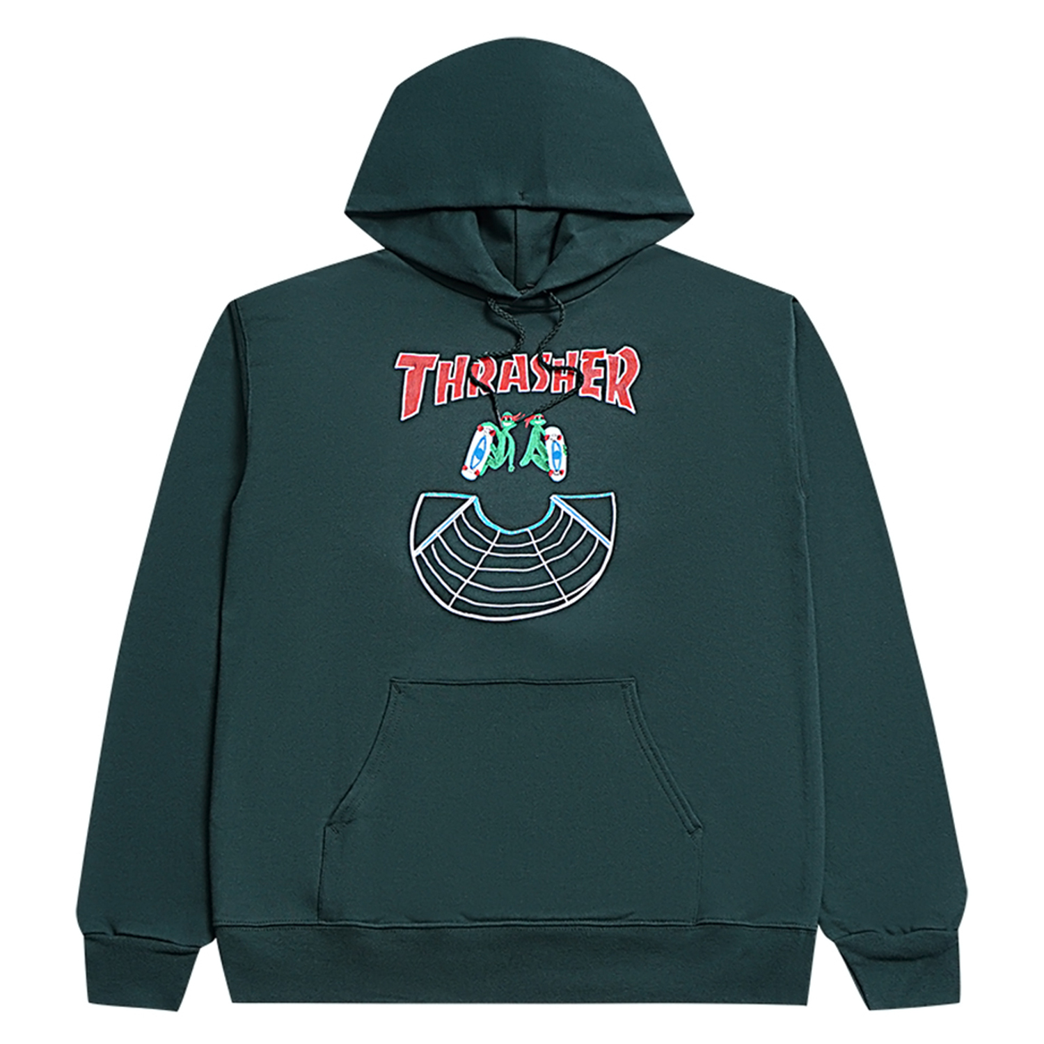 Худи Thrasher зелёный