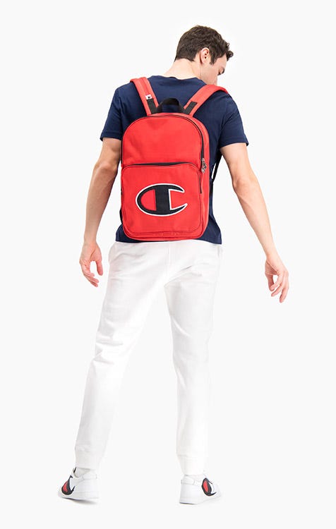 Рюкзак Champion Satin C Logo Patch Zipped Backpack