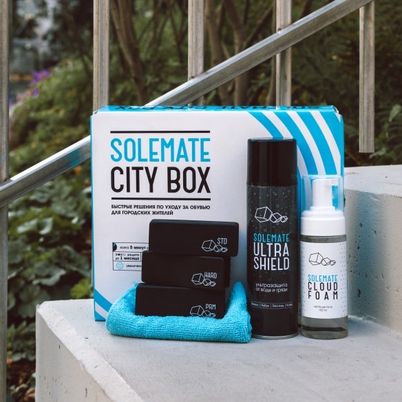 Набор по уходу за обувью и одеждой Solemate City Box