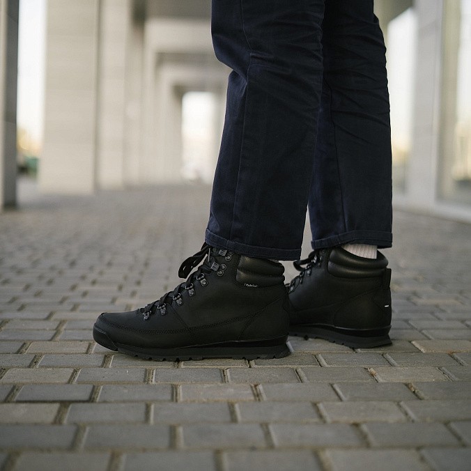 Мужские зимние ботинки The North Face Back To Berkeley Redux Leather TNF Black