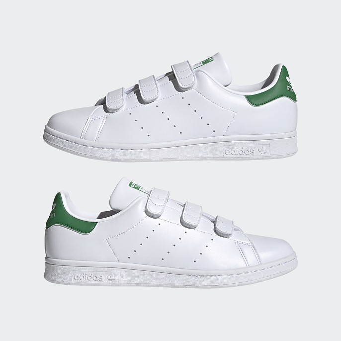 Кеды мужские adidas Originals Stan Smith Cloud White/Cloud White/Green