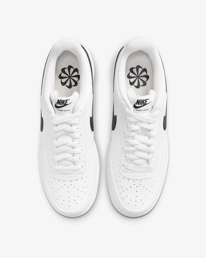 Кроссовки Nike Court Vision Low Next Nature White/White/Black