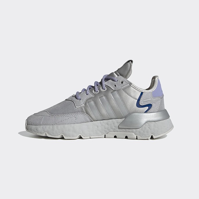 Кроссовки женские adidas Originals Nite Jogger Grey Two/Silver Metallic/Dust Purple