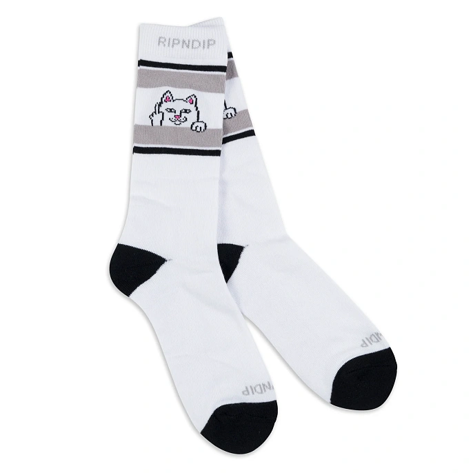 Носки RIPNDIP Peeking Nermal Socks White